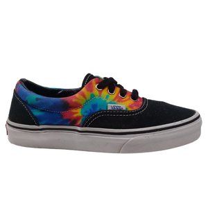VANS Authentic Women's 7/Men's 5.5 Multicolor Print Skateboarding Canvas Shoes